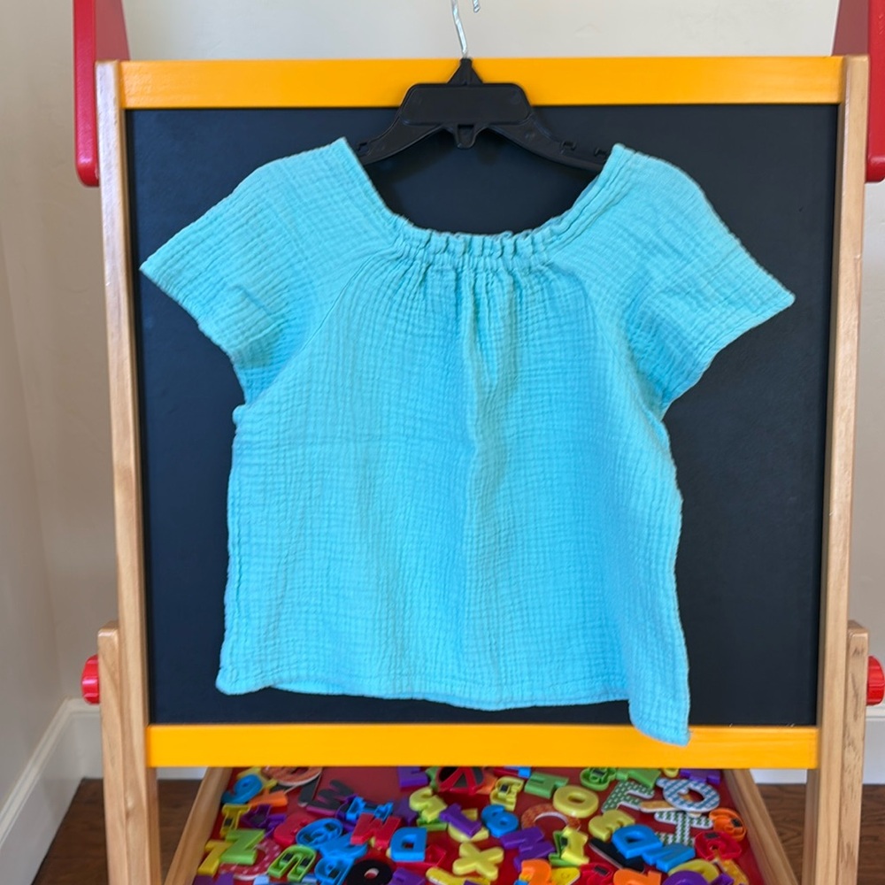 Crinkle Cotton Blouse